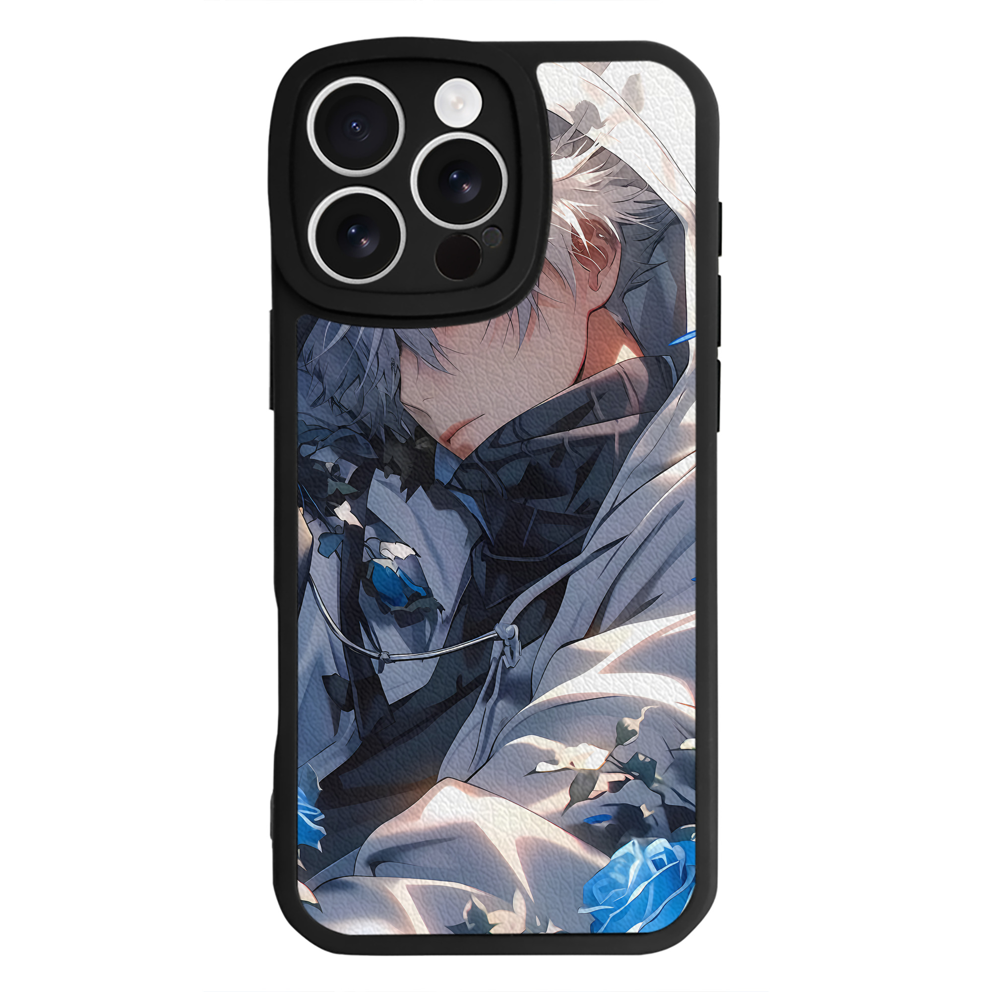 （画像用） 呪術廻戦 Jujutsu Kaisen 【iPhone 16シリーズ対応】シリコンスマホケース（レザー調） 材質：シリコン